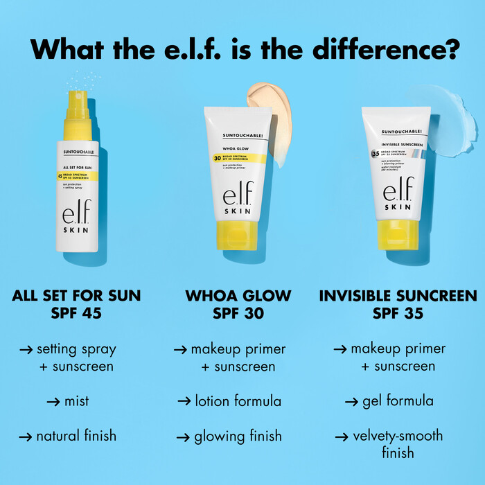 E.L.F Suntouchable! All Set for Sun, SPF 45