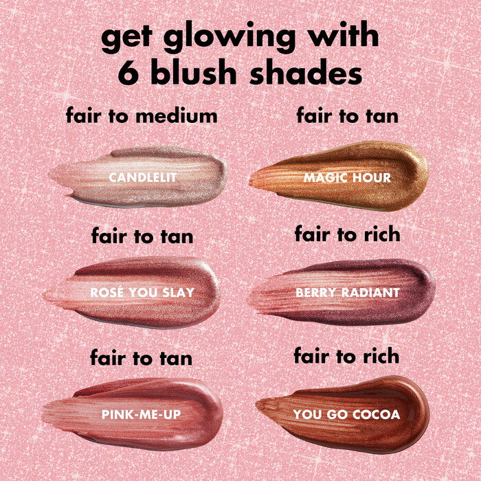 Halo Glow Blush Beauty Wand, Berry Radiant