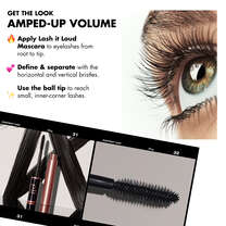 Get the Look By Applying Lash It Loud Mascara: Define and Separate Lashes