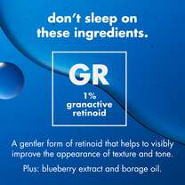Blue-ty Night Face Oil Ingredients: 1% Granactive Retinoid, Blueberry Extract and Borage Oil