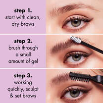 3 Steps to Apply Laminating Eyebrow Gel