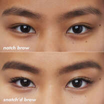 Before and After Using Instant Lift Brow Pencil