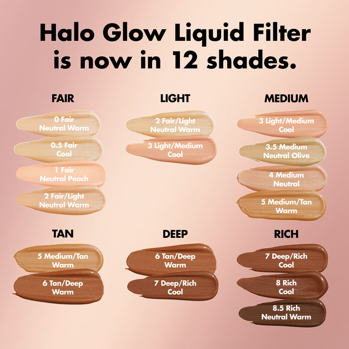 e.l.f. Halo Glow Liquid Filter, 2 Fair/Light, 1.06 fl oz 