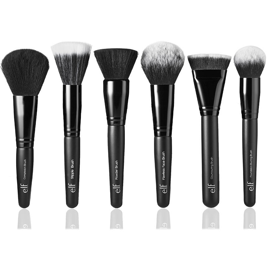 Elf 19 Piece Brush Set Makeup Brush Roll With Brushes E L F Cosmetics   75402 V1 900x900 