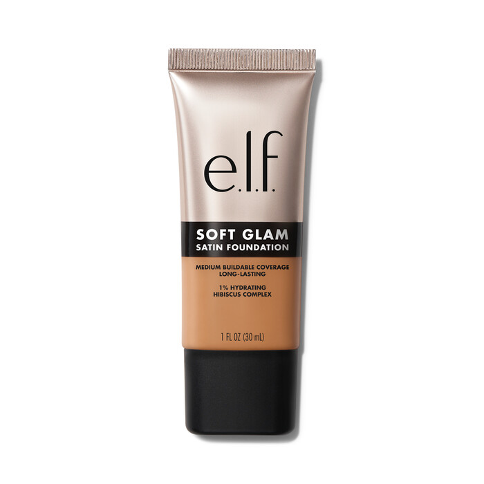 Soft Glam Satin Foundation, 43 Tan Cool - tan with cool undertones