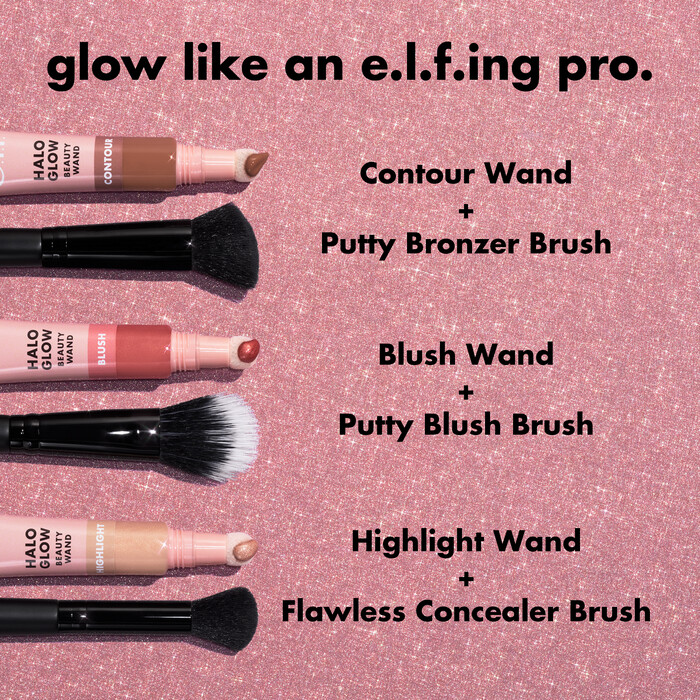 Halo Glow Blush Beauty Wand, Berry Radiant